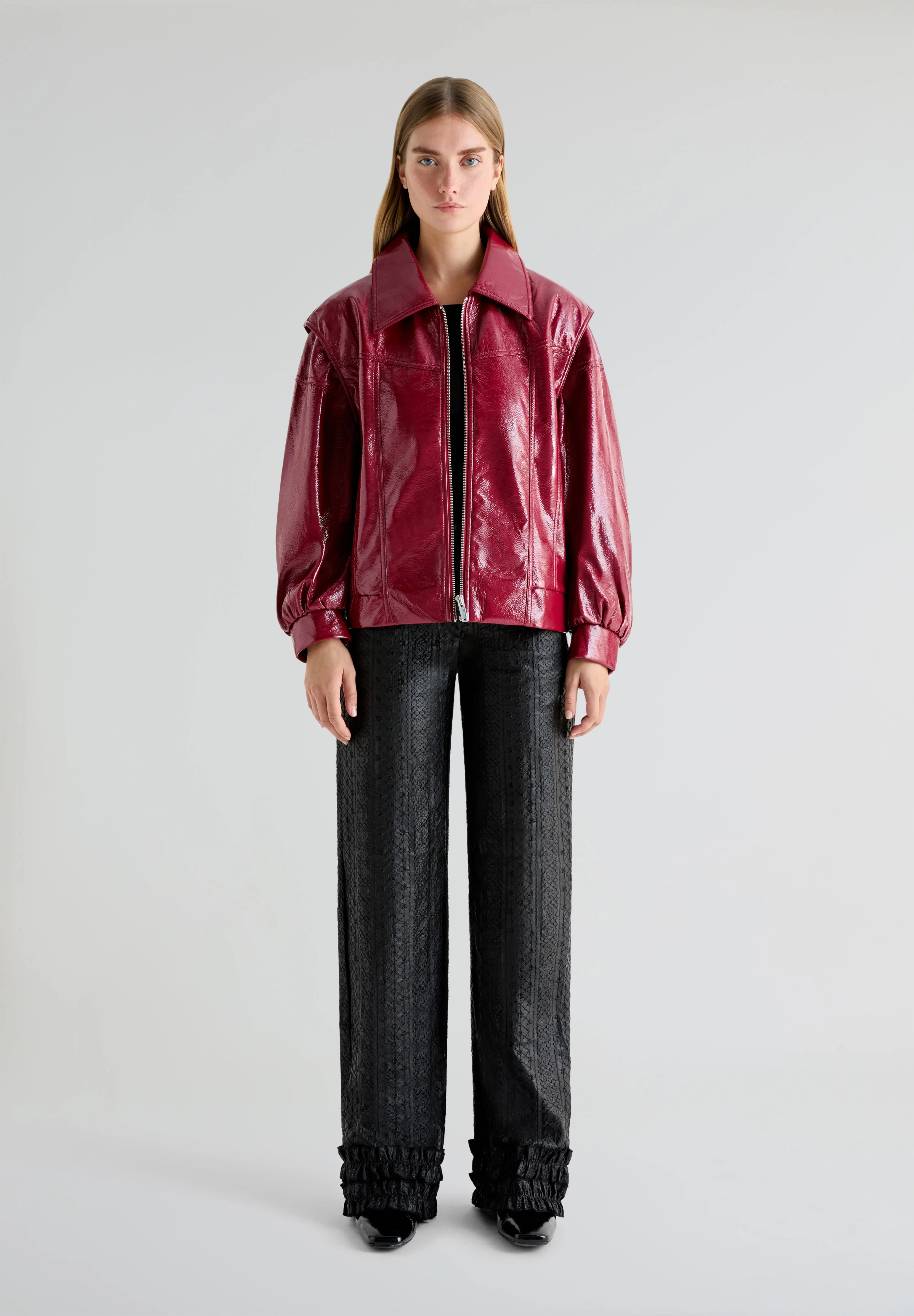 LAAGAM | CUPIDO RED BOMBER JACKET