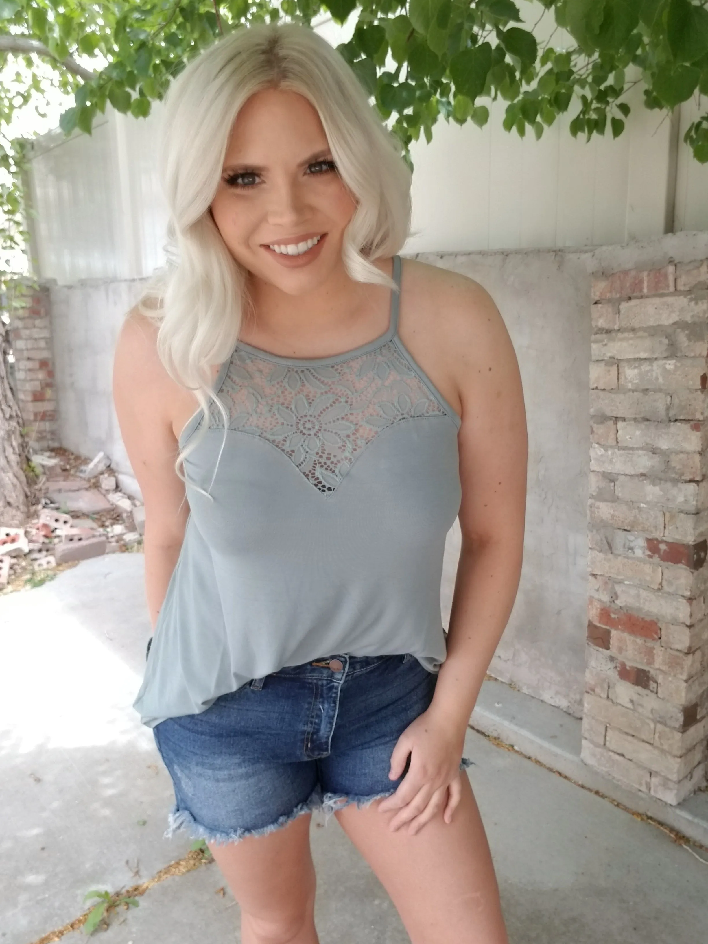 Lace Halter Top
