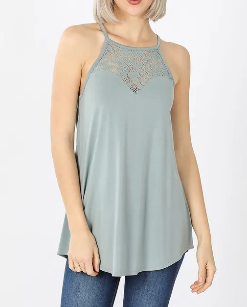 Lace Halter Top