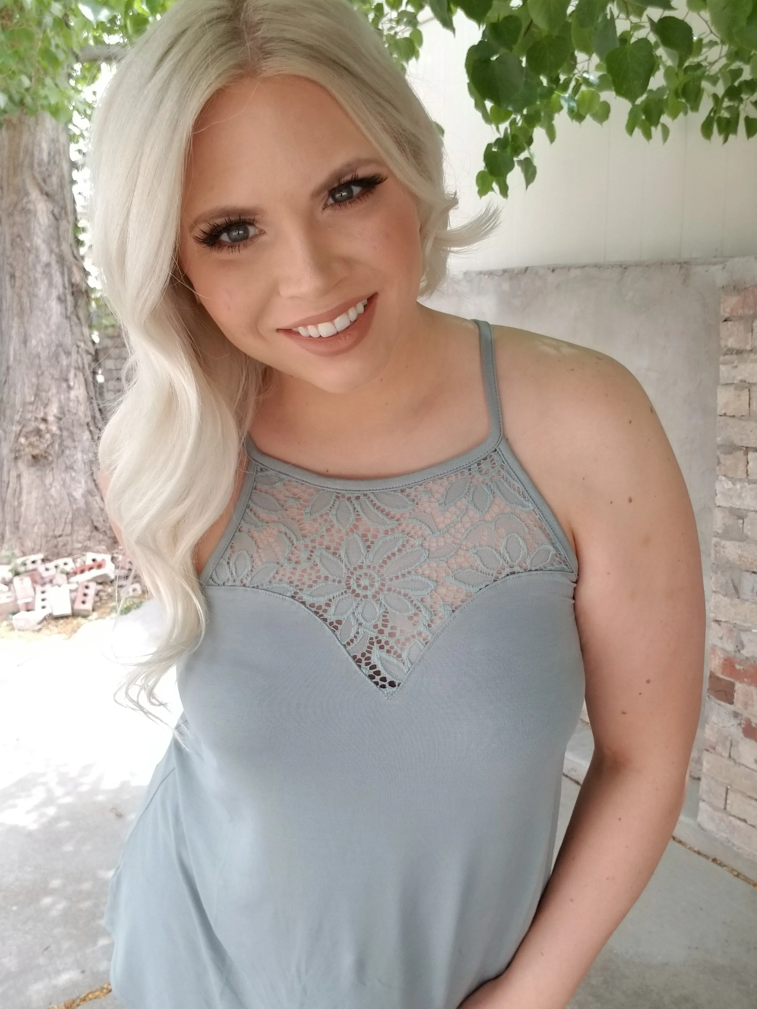 Lace Halter Top