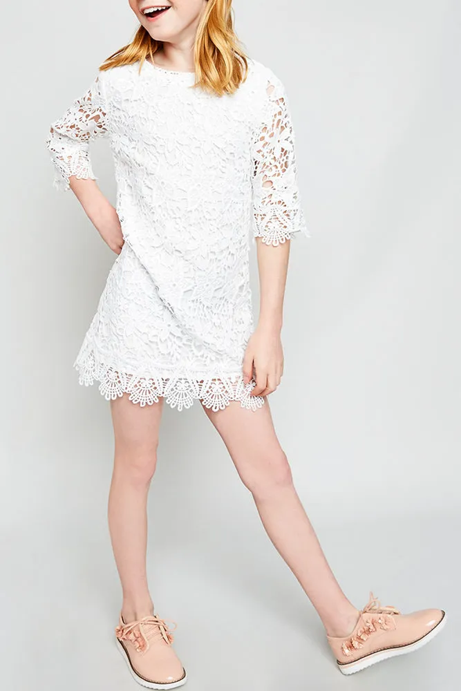 Lace Shift Dress
