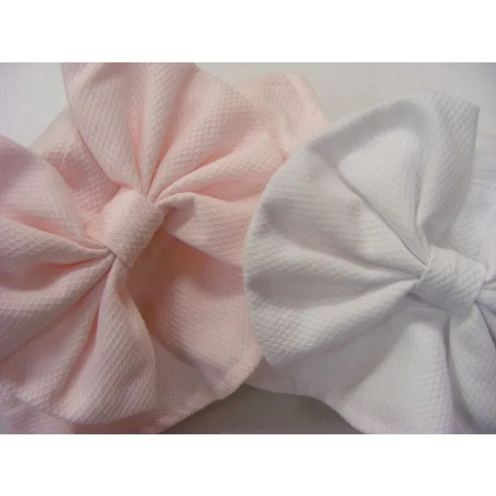 Large Bow Waffle Summer Sun Hat