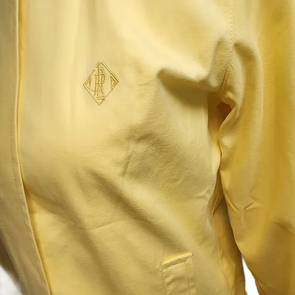 Lauren, Ralph Lauren. 100% Cotton, Light yellow Jacket. PS NWT
