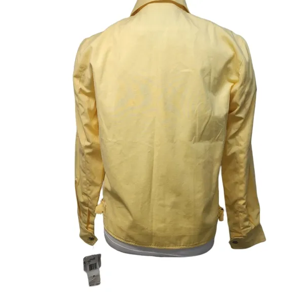Lauren, Ralph Lauren. 100% Cotton, Light yellow Jacket. PS NWT