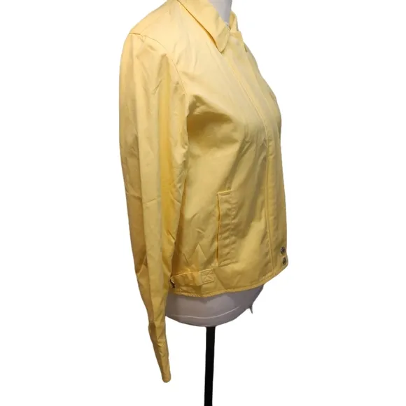 Lauren, Ralph Lauren. 100% Cotton, Light yellow Jacket. PS NWT