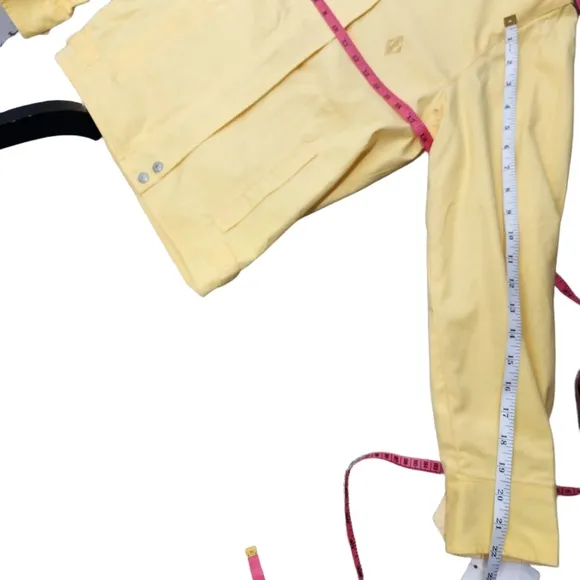 Lauren, Ralph Lauren. 100% Cotton, Light yellow Jacket. PS NWT
