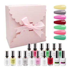 LAVIS Holiday Gift Bundle Set 11: 7 Gel & Lacquer, 1 Base Gel, 1 Top Gel - 181; 149; 161; 006; 189; 043; 170
