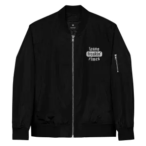 leann freakin' rimes premium recycled bomber jacket