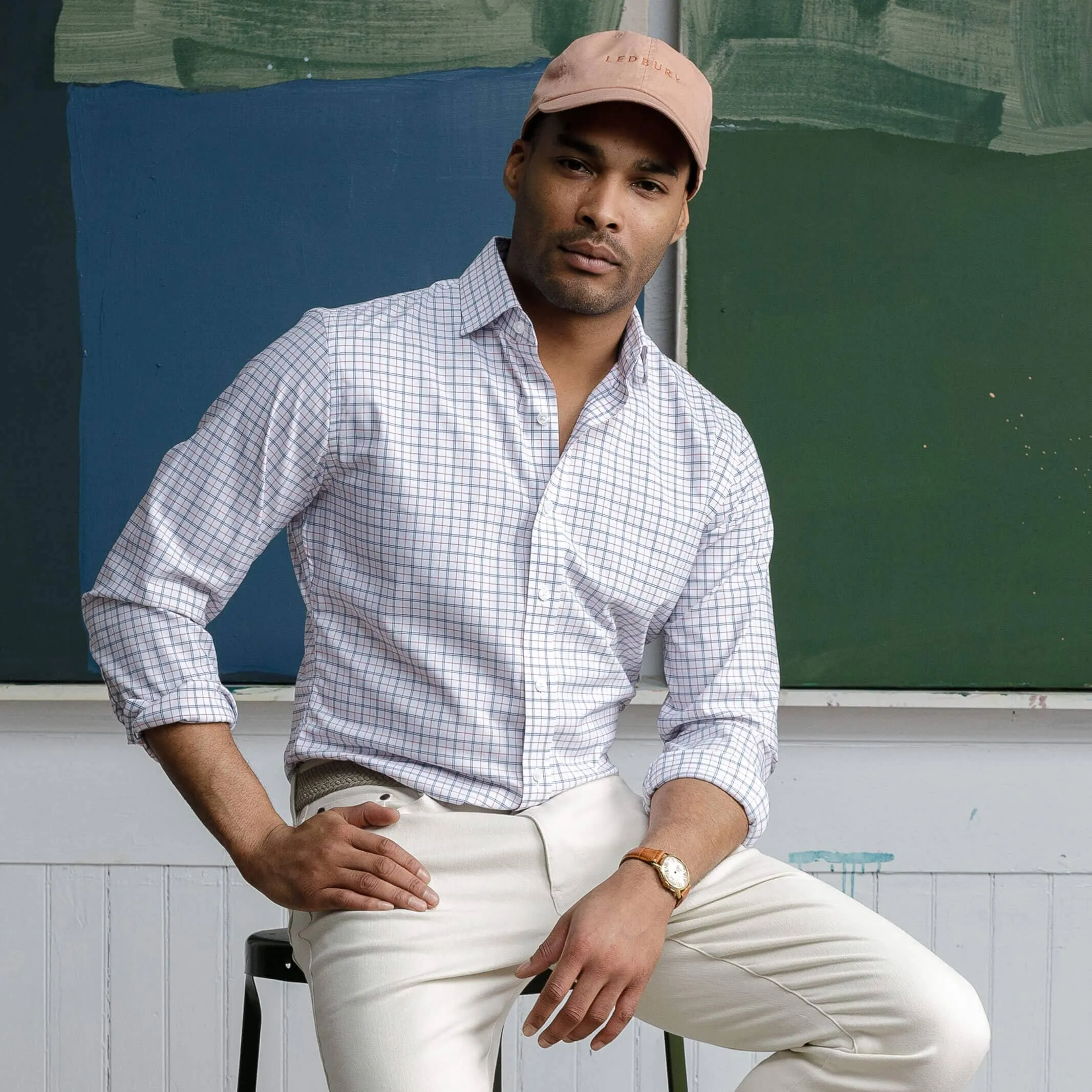 Ledbury Clay Washed Twill Hat
