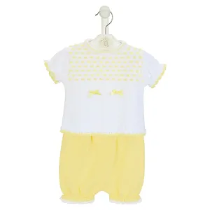 Lemon Knitted Top & Bloomers