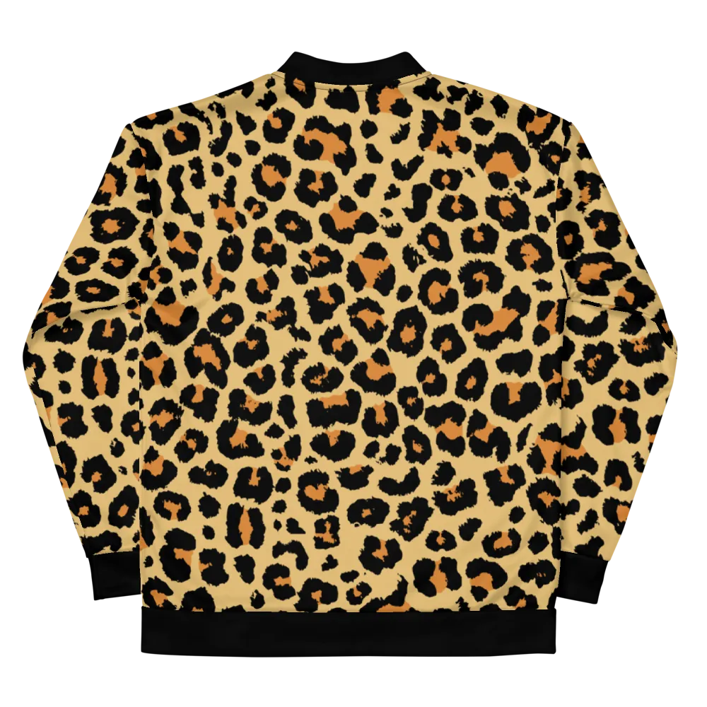 Leopard Skin Bomber Jacket