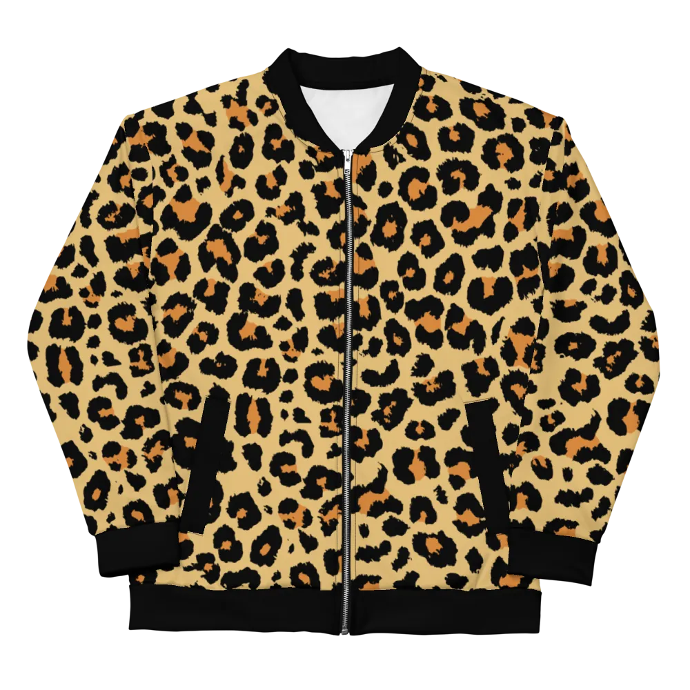 Leopard Skin Bomber Jacket