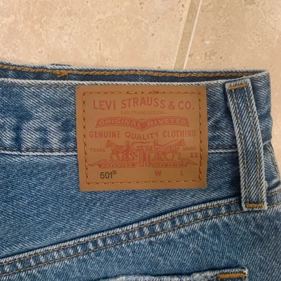 Levi’s 501 denim shorts, NWOT