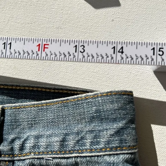 LF Levi’s one of a kind FURST dip dyed jean shorts 30 denim