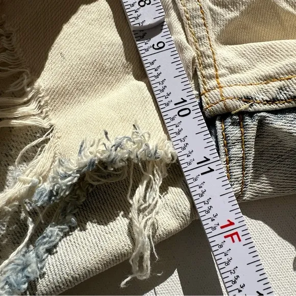 LF Levi’s one of a kind FURST dip dyed jean shorts 30 denim