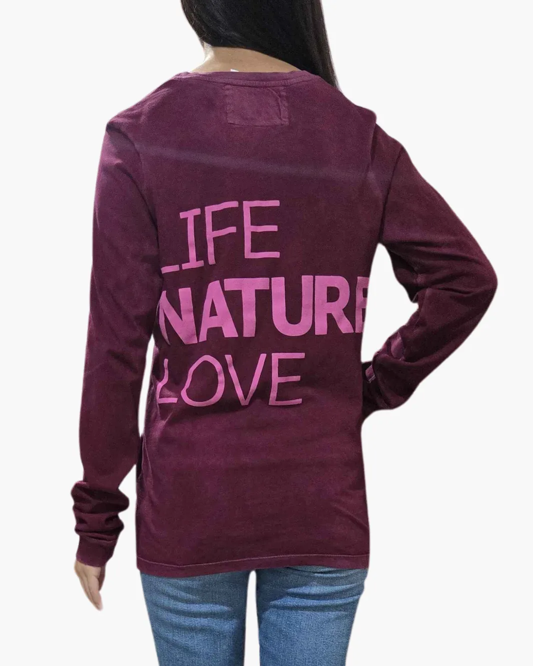 LIFENATURELOVE SUPERVINTAGE LONGSLEEVE T IN DEEPLOVE
