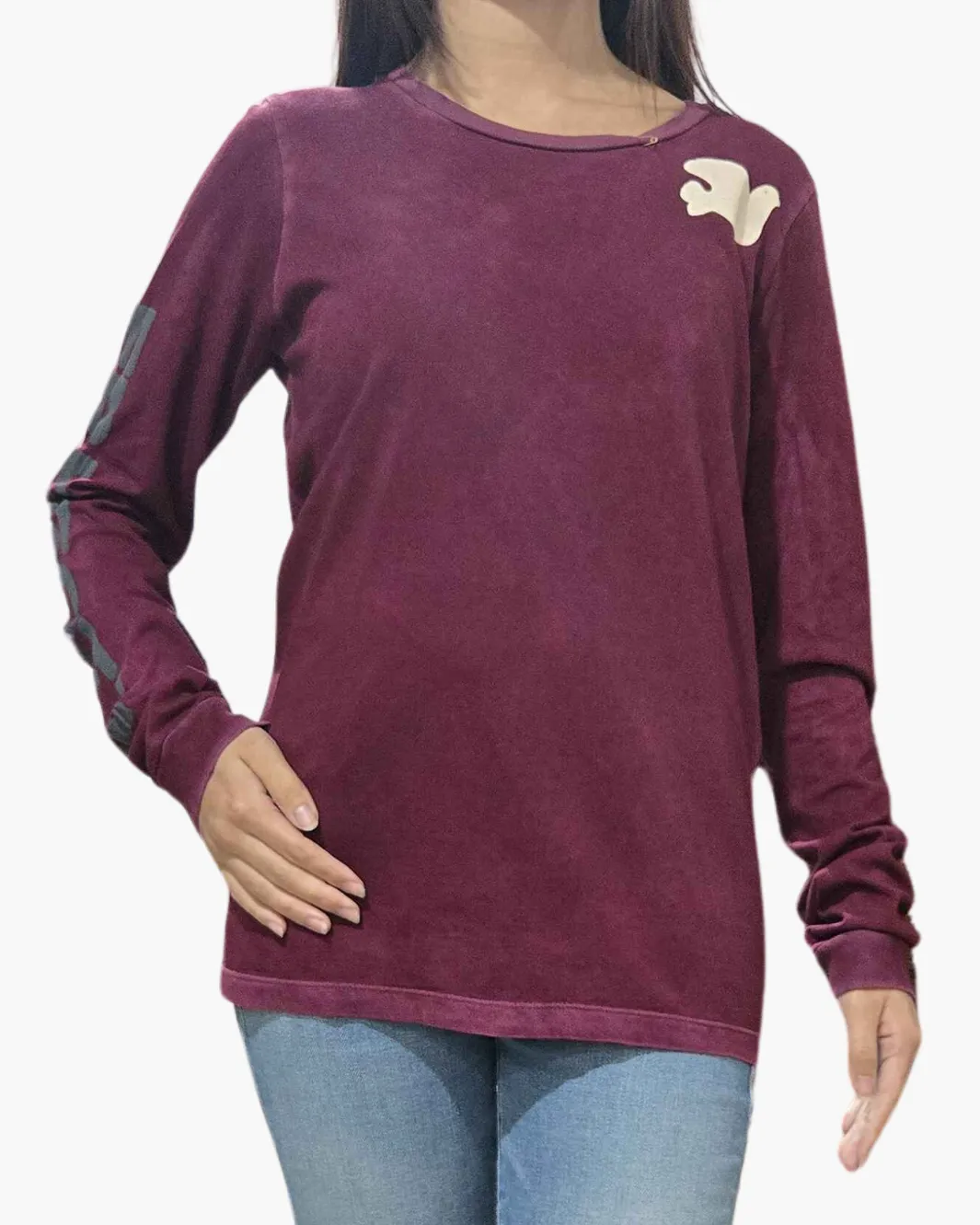 LIFENATURELOVE SUPERVINTAGE LONGSLEEVE T IN DEEPLOVE