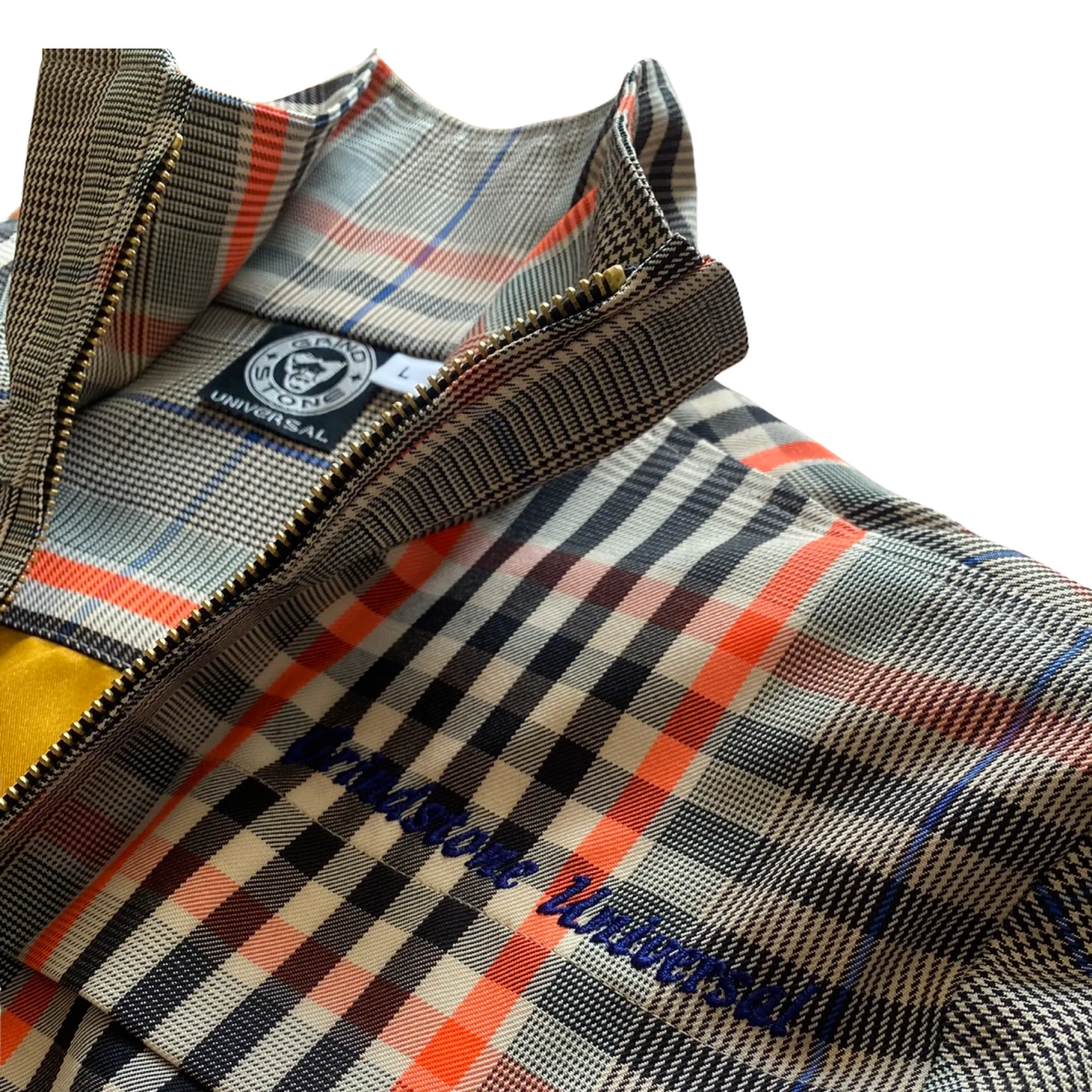 Lightweight Denim plaid James Dean jacket