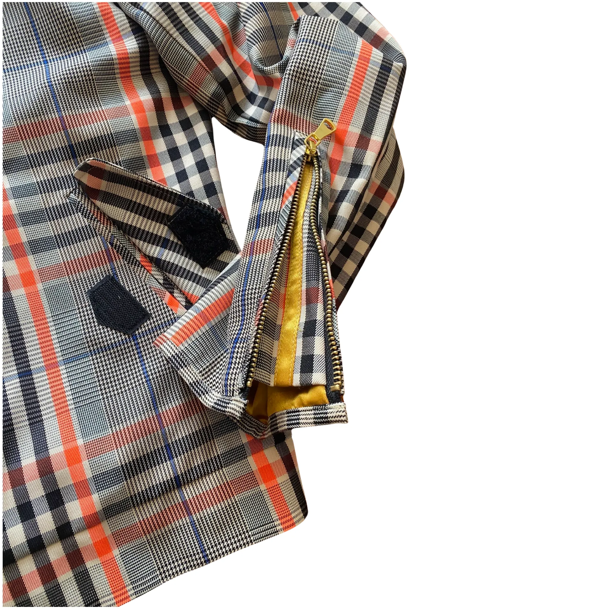 Lightweight Denim plaid James Dean jacket