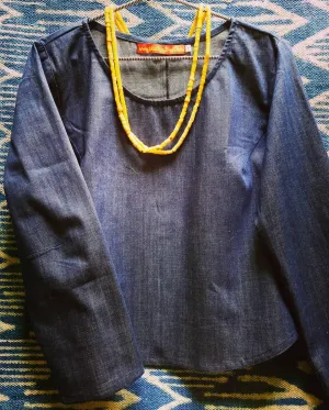 Lightweight denim top*SALE PRICE