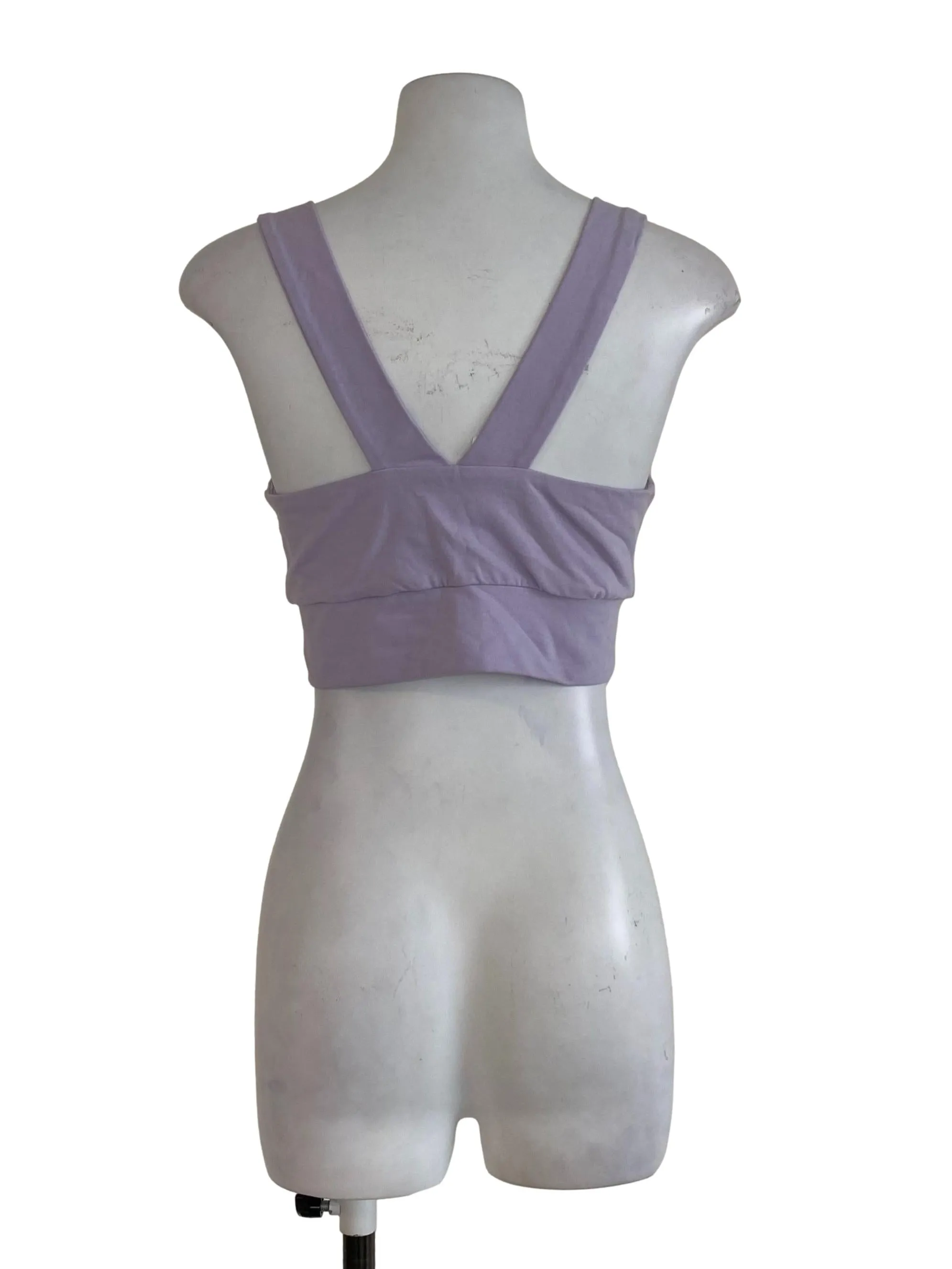 Lilac Plain Crop Top