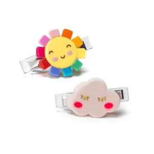 Lilies & Roses Sun & Cloud Alligator Clip Set
