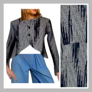 Lilith Black and Grey Boloro Jacket New with tags. Made in Paris