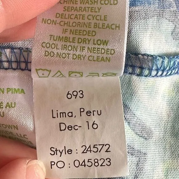Lilly Pulitzer Marlowe Print Shift Dress Indigo Sunset Swim Sz Small