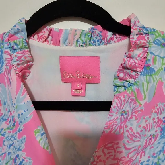 Lilly Pulitzer Prosecco Pink Shift Dress - Size 4