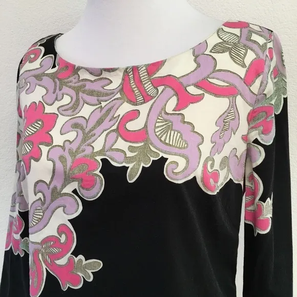 Lilly Pulitzer Shift Long Sleeve Dress Size 2