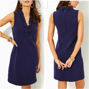 Lilly Pulitzer Tisbury navy shift dress S