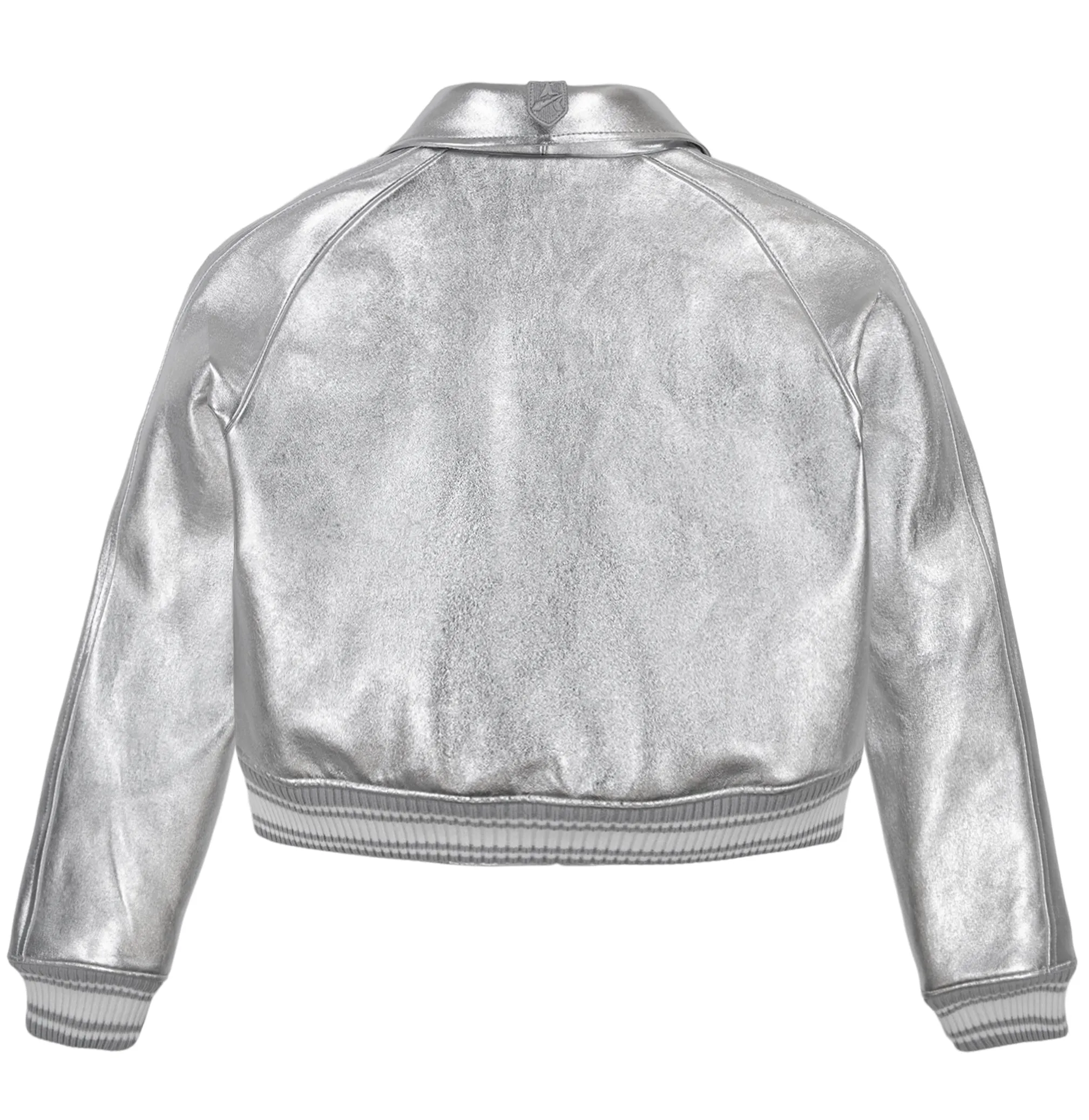 LIMITED EDITION CROPPED METALLIC ICON JACKET