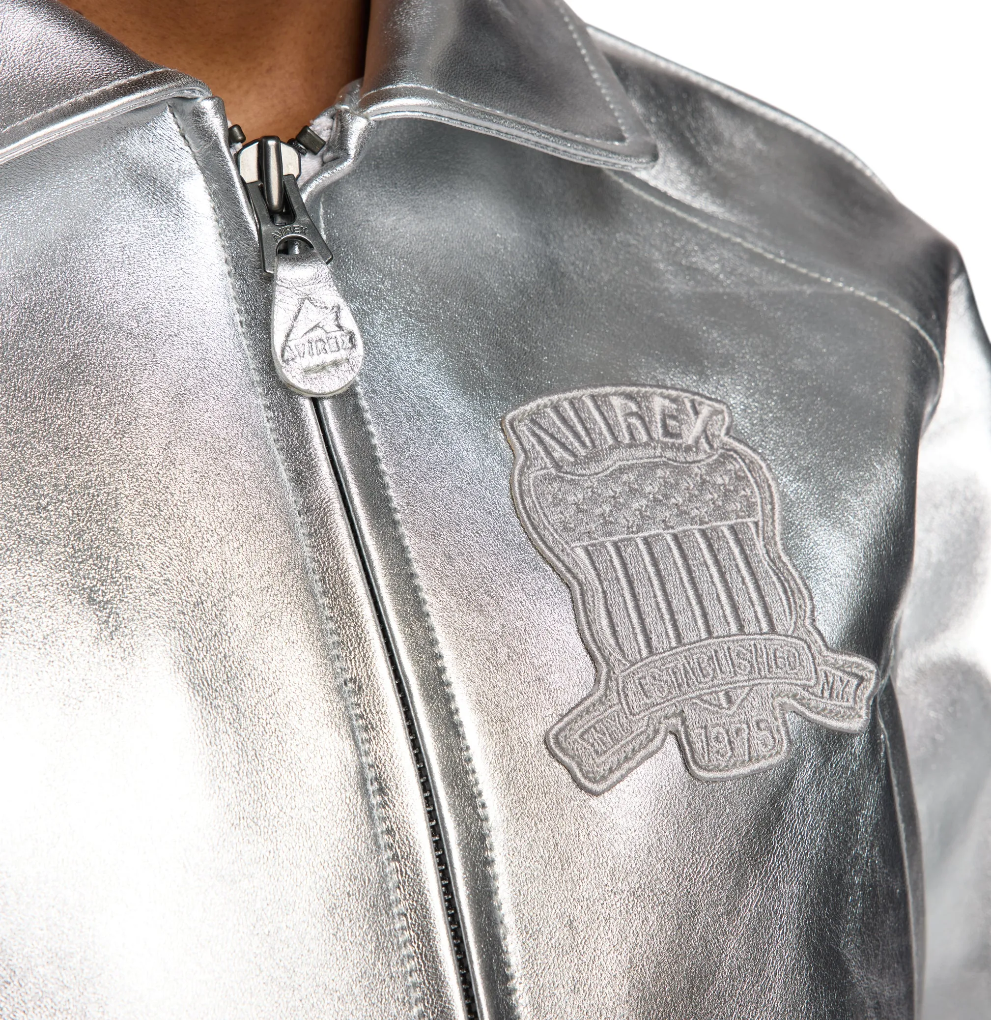 LIMITED EDITION CROPPED METALLIC ICON JACKET