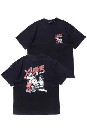 Listen To The Record SS Tee - Black