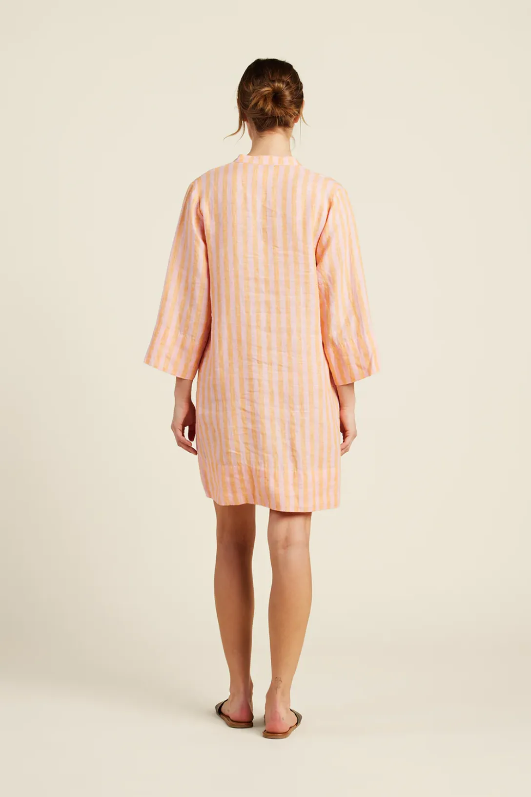 Lucca Shift Dress | Creamsicle Stripe