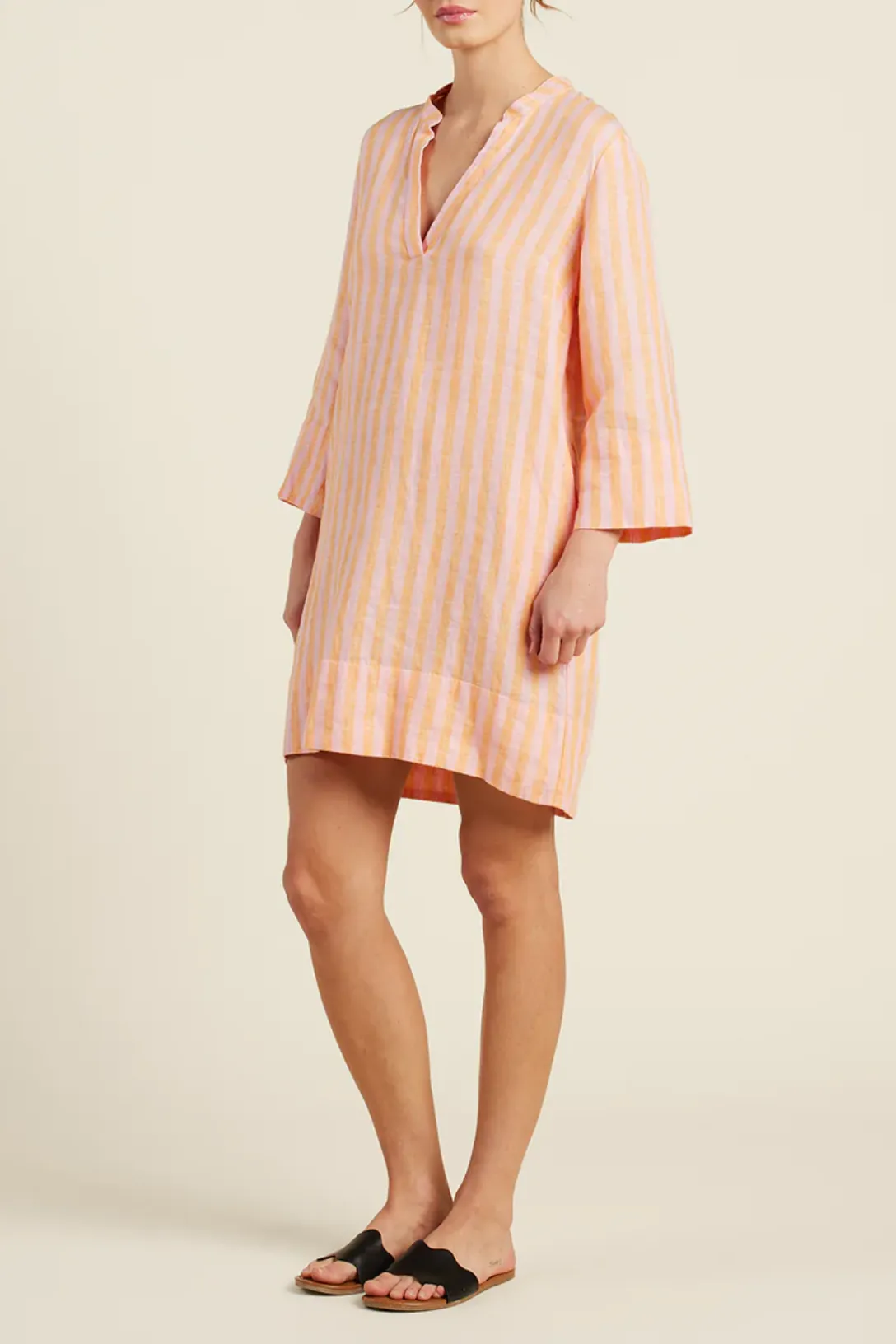 Lucca Shift Dress | Creamsicle Stripe