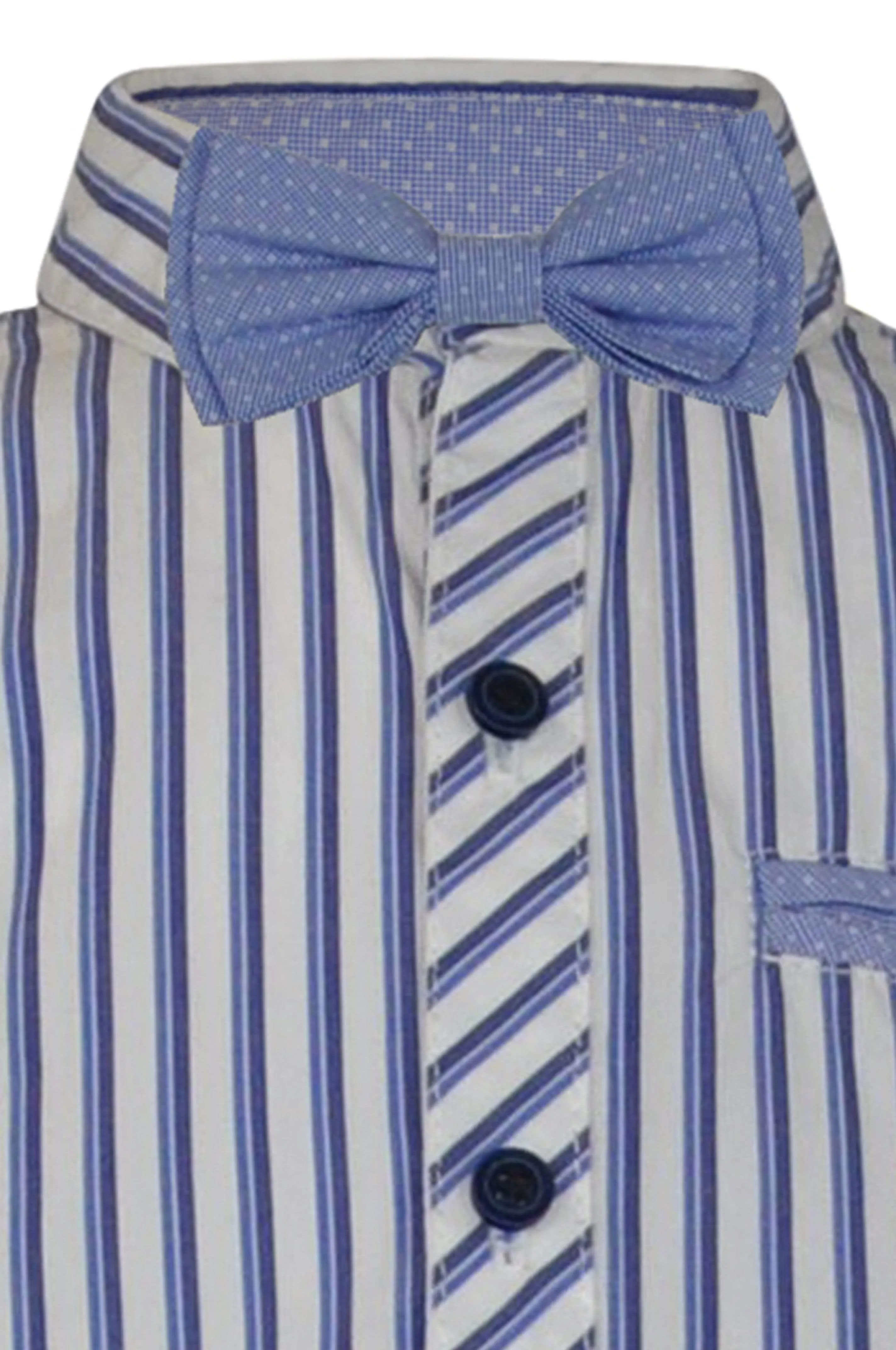Ludlow : Striped shirt & bowtie