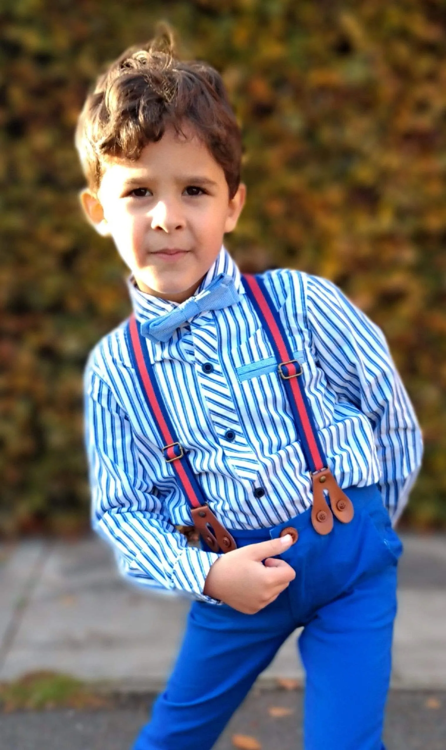 Ludlow : Striped shirt & bowtie