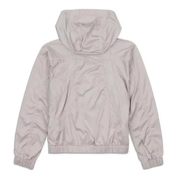 Lululemon Before Dawn Lightweight Cropped Jacket, Chrome, Size 4