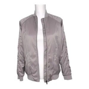 Lululemon Trace Back Bomber Jacket Dark Chrome Size 4