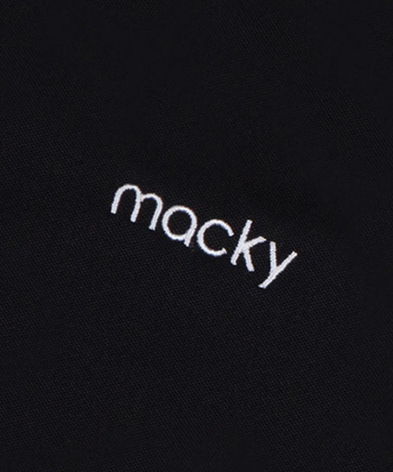MACKY Golf: Frill Logo Sleeveless - Black