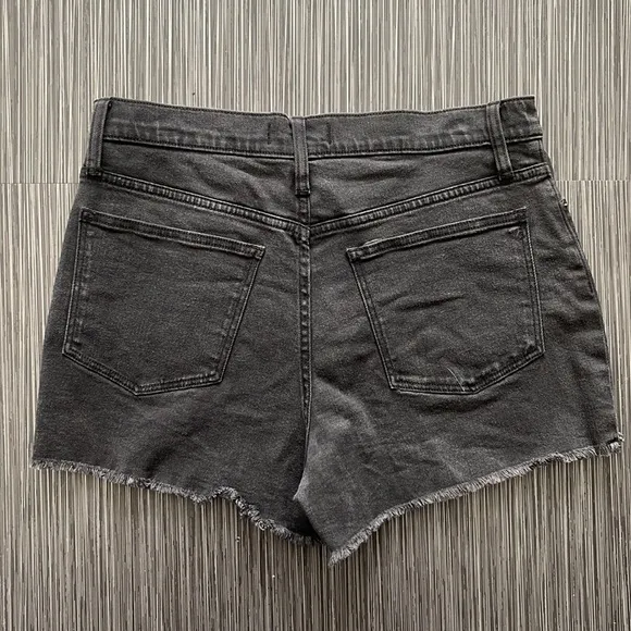 Madewell High-Rise Denim Boy-Shorts ✧ Lunar Black ✧ Size 29