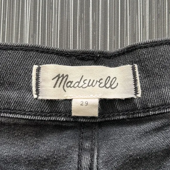 Madewell High-Rise Denim Boy-Shorts ✧ Lunar Black ✧ Size 29