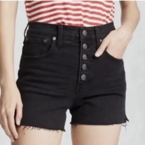 Madewell High-Rise Denim Boy-Shorts ✧ Lunar Black ✧ Size 29