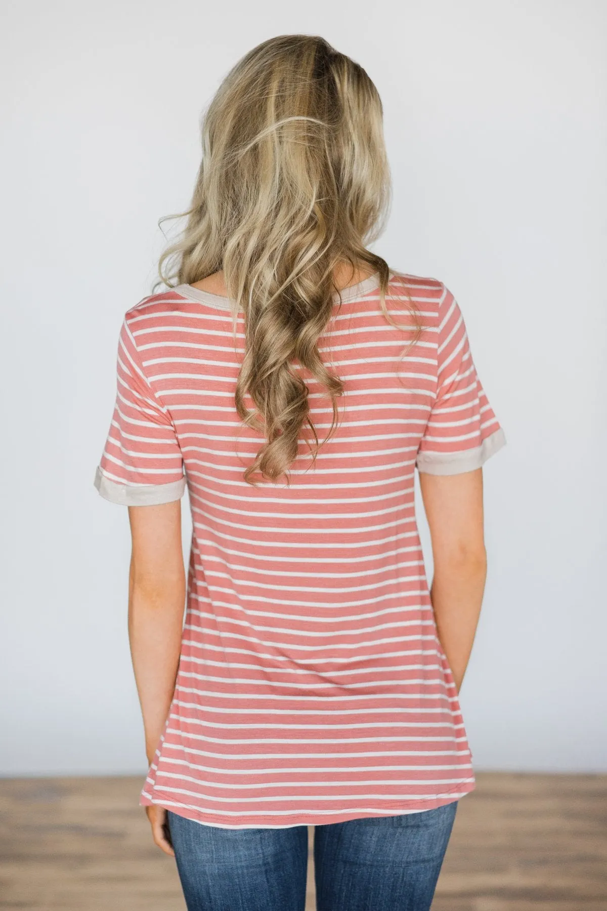 Make Them Stop & Stare Striped Top