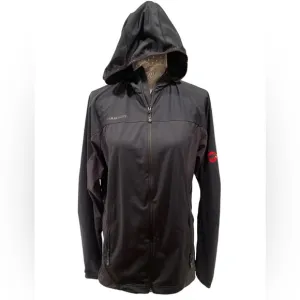 Mammut Lightweight Black Hooded Zip Jacket | Size Medium