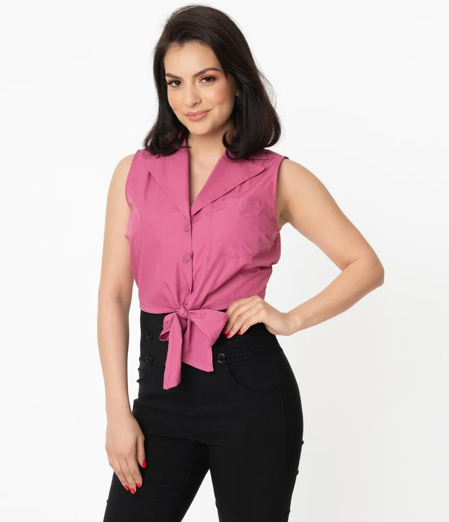 Marsha Tie Crop Top