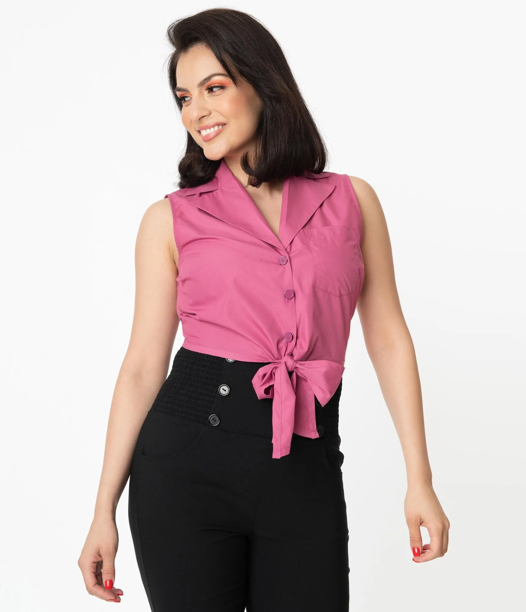Marsha Tie Crop Top