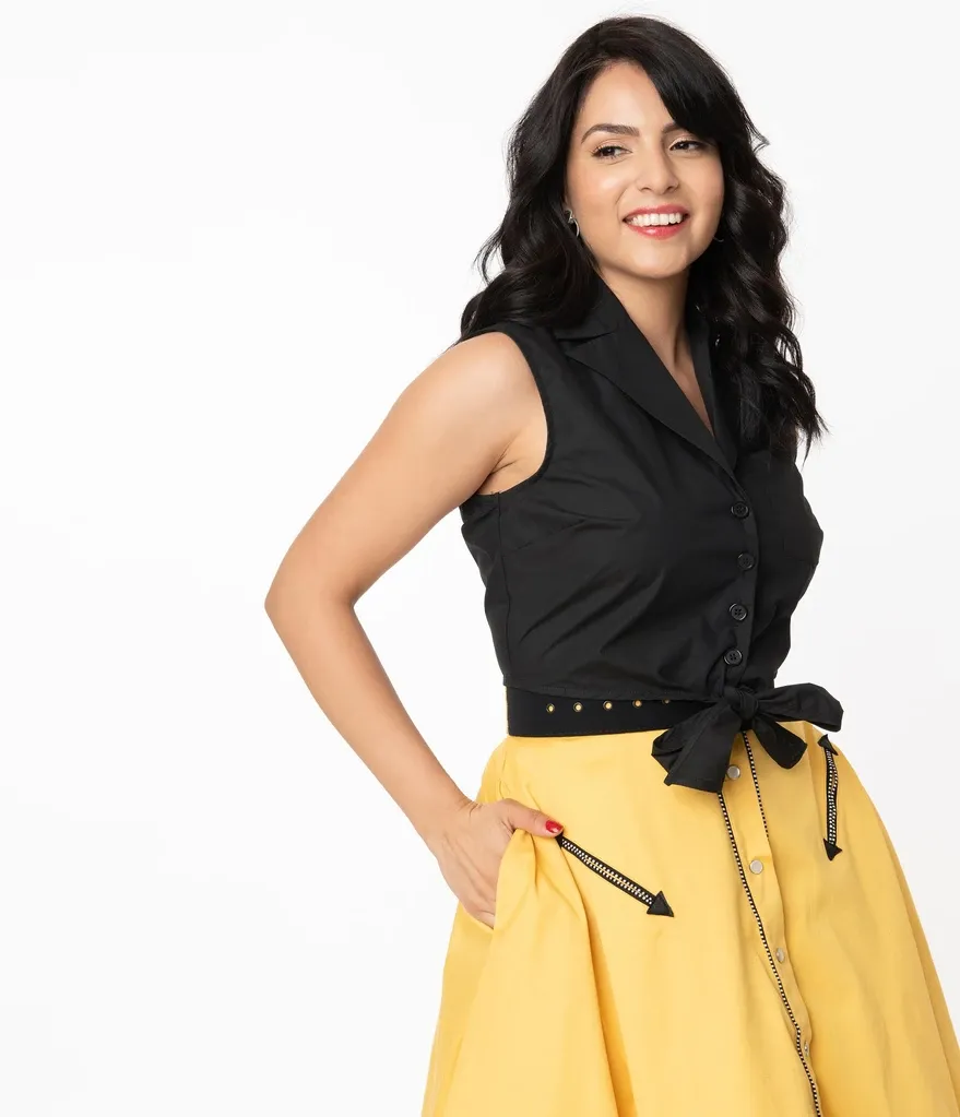 Marsha Tie Crop Top