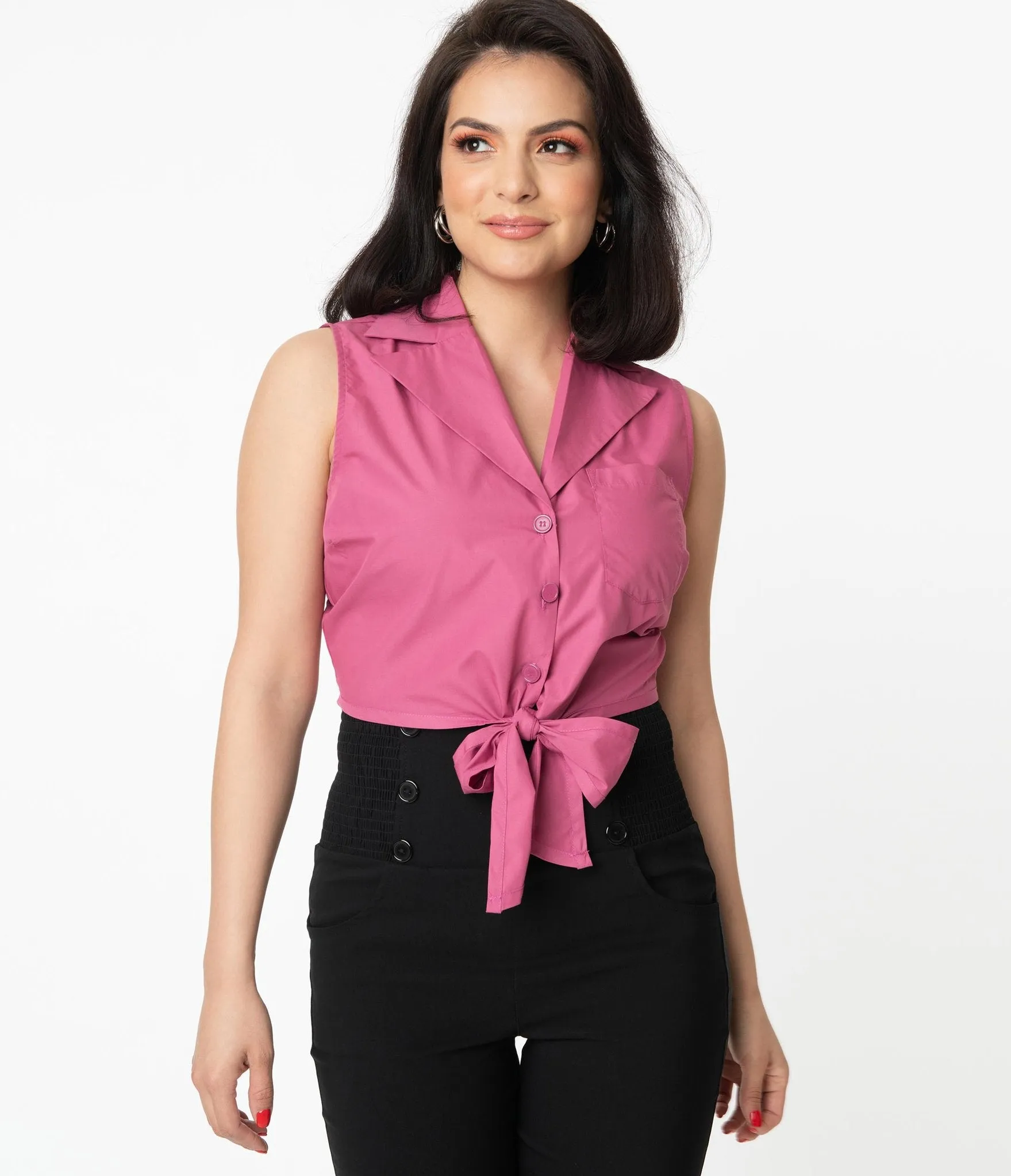 Marsha Tie Crop Top
